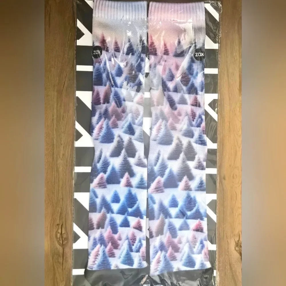 ZOX ADVENT SURPRISE ZOX SOX Winter Tree Ombre long socks Collectible Rare OSFA